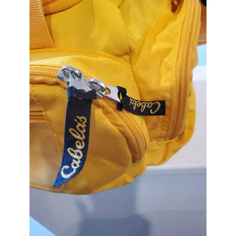 Cabela’s Yellow Utility Duffel Bag – Travel/Gym/Outdoor Gear